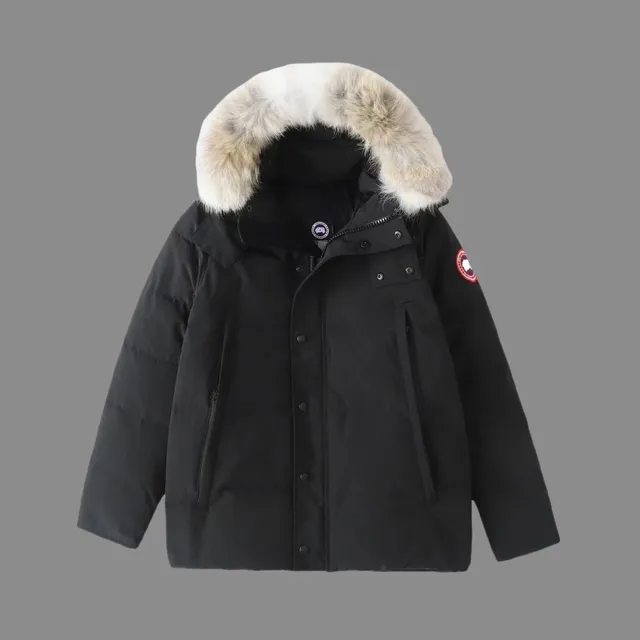 Canada Goose Expedition Parka Black with Removable Fur Trim