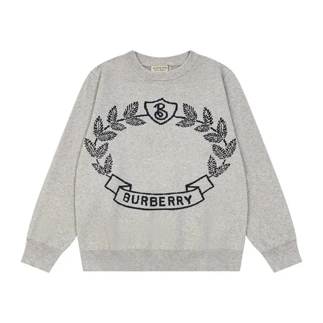 Burberry Knit Sweater Laurel Wreath Logo