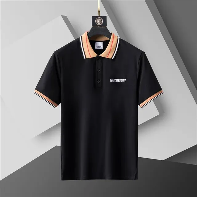 Burberry Polo Shirt Contrast Trim
