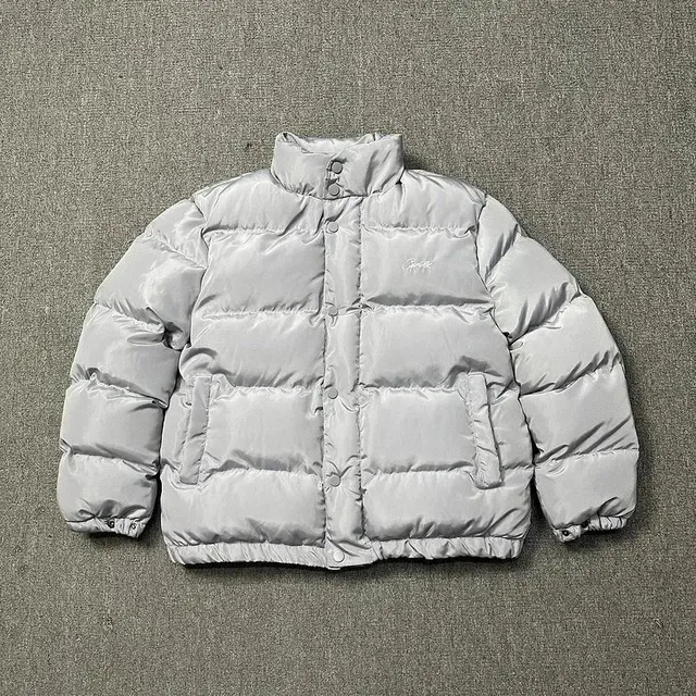 Corteiz Puffer Jacket Shiny Grey