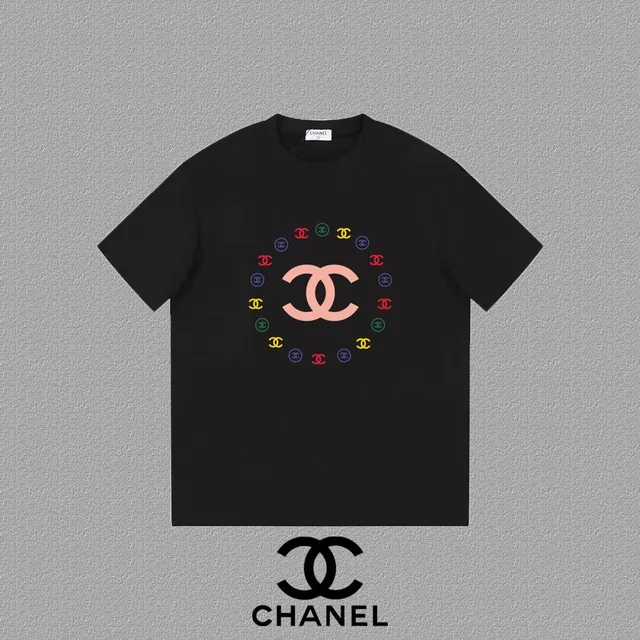 Chanel Logo T-Shirt Multicolor CC Circle