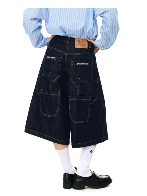 Utility Shorts Dark Indigo Denim