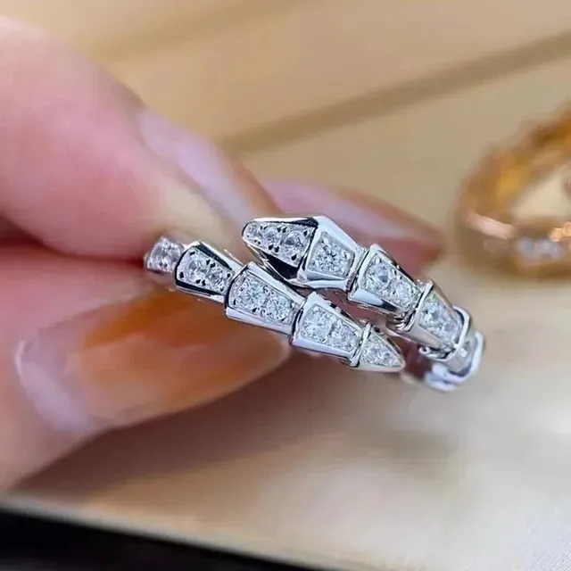 Bulgari Serpenti Ring Pavé Diamond