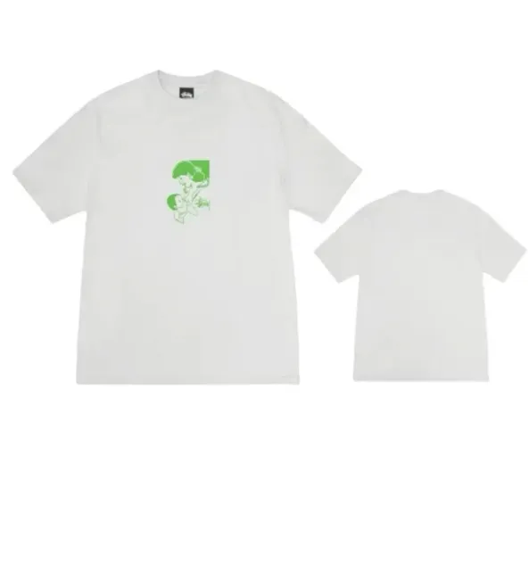Stüssy Graphic Tee Green Print