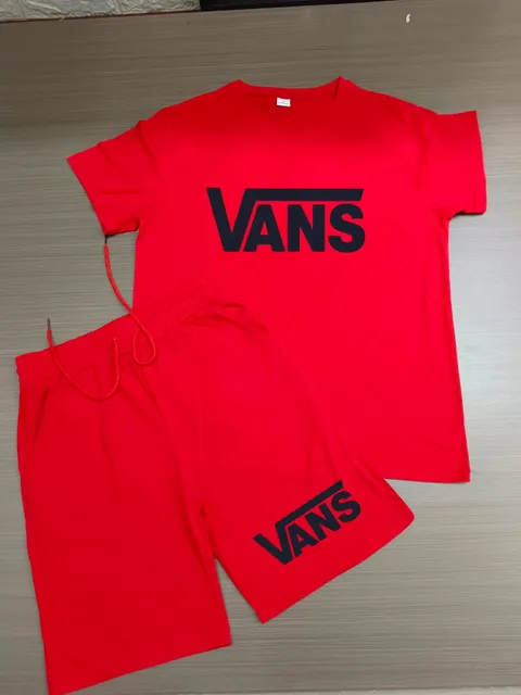 Vans T-Shirt and Shorts Set Bold Logo