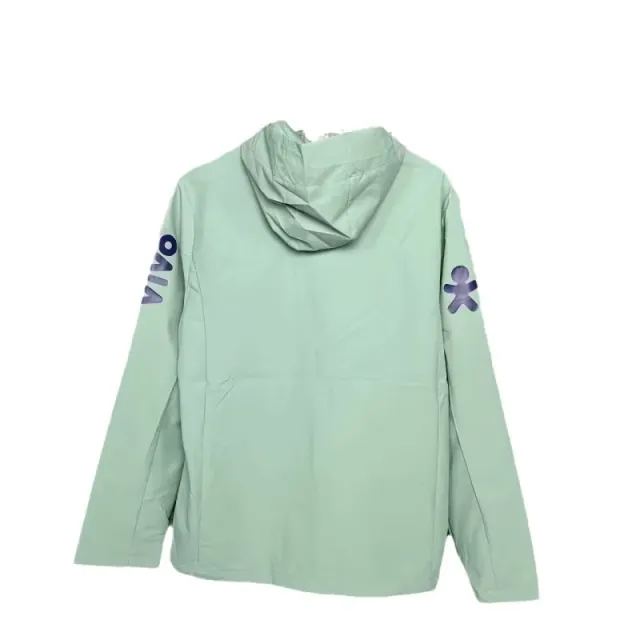 Brazilian windbreaker light green plus velvet