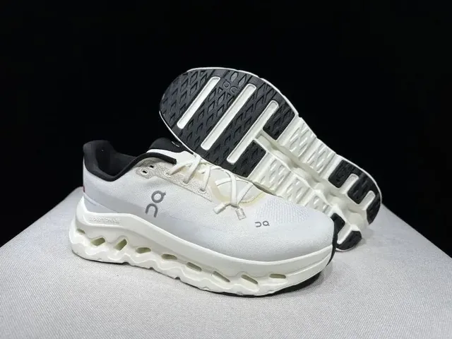 On Cloudmonster White Black