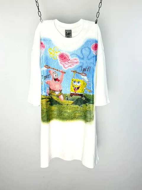 Saint Michael × SpongeBob SquarePants t shirts