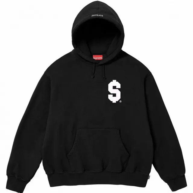 E567SUPREMEESHooded Sweatshirt Black