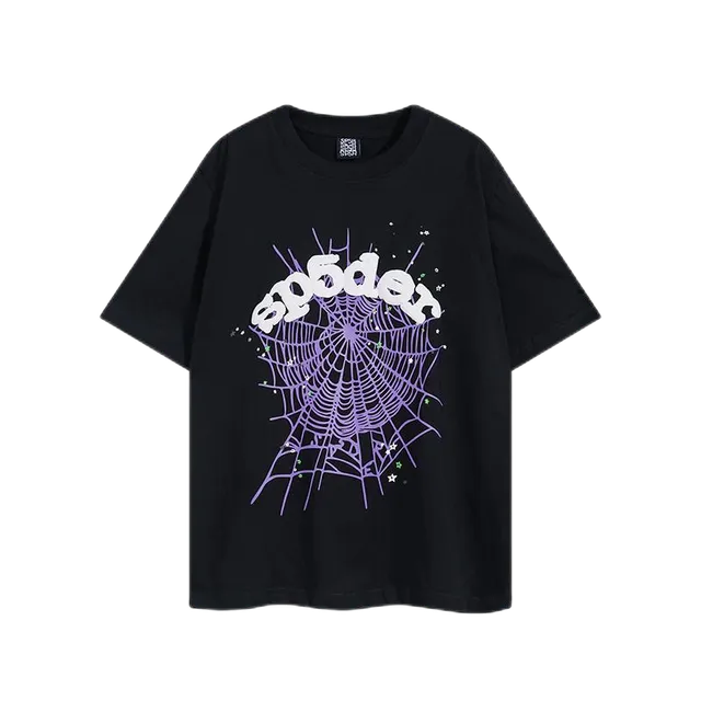 Sp5der Graphic Tee Spiderweb Print