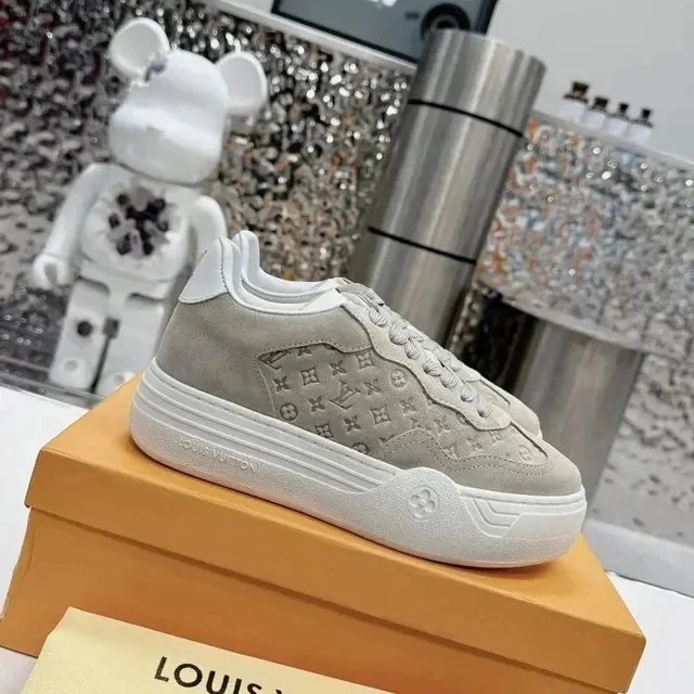 Louis Vuitton LV Trainer Monogram Suede