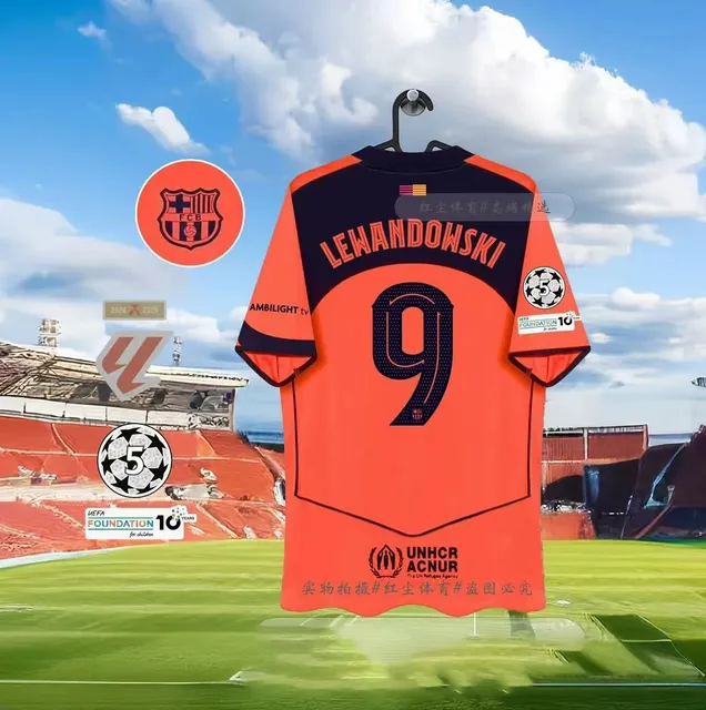 FC Barcelona × Adidas Home Jersey Lewandowski #9
