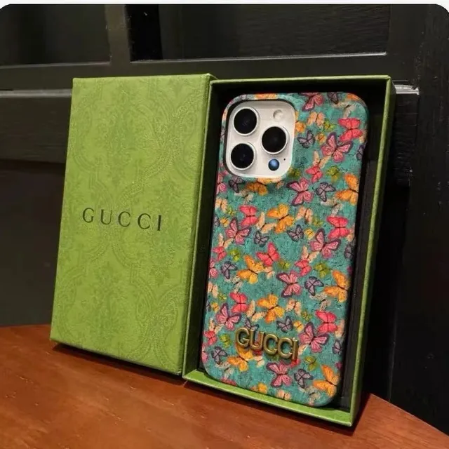 Gucci Phone Case Butterfly Print