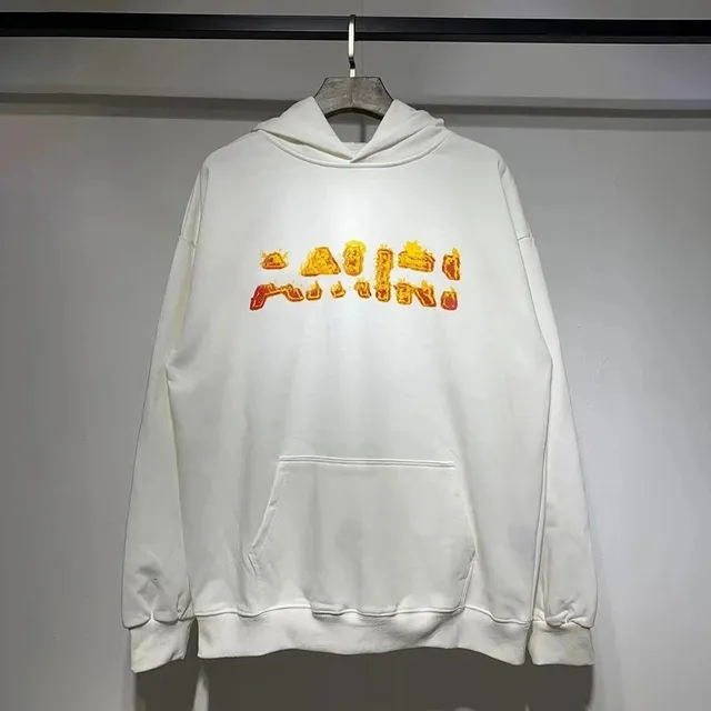 Amiri Hoodie Flame Logo