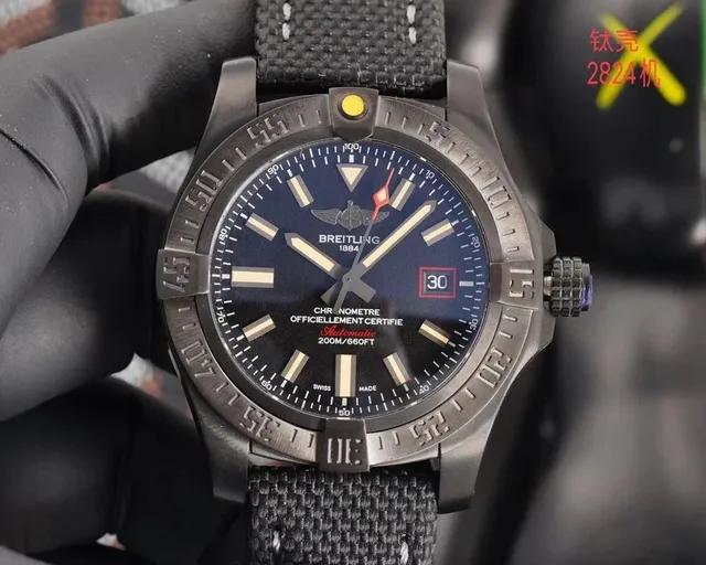Breitling Avenger Chronometer Black DLC Steel