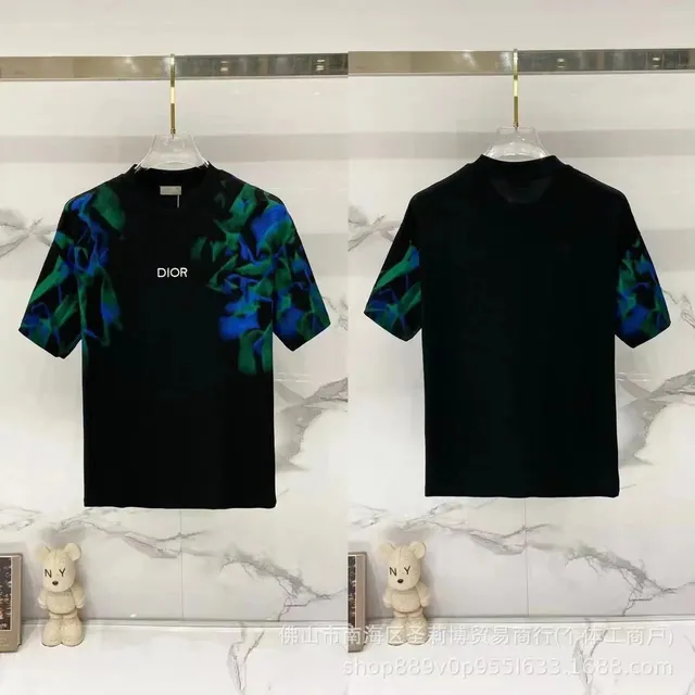 Dior T-Shirt Abstract Print