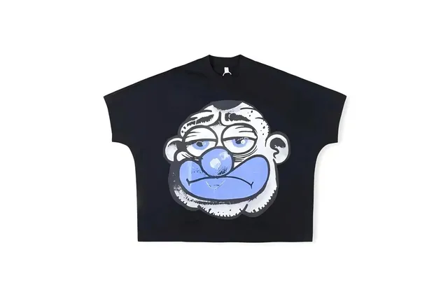 BAPE Graphic Tee Monkey Face Print