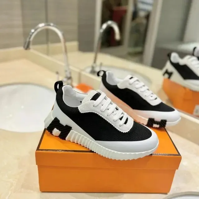 Hermès Oran Sneaker Black and White