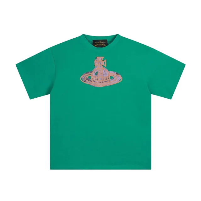 Vivienne Westwood Orb Logo T-Shirt Metallic Orb Print