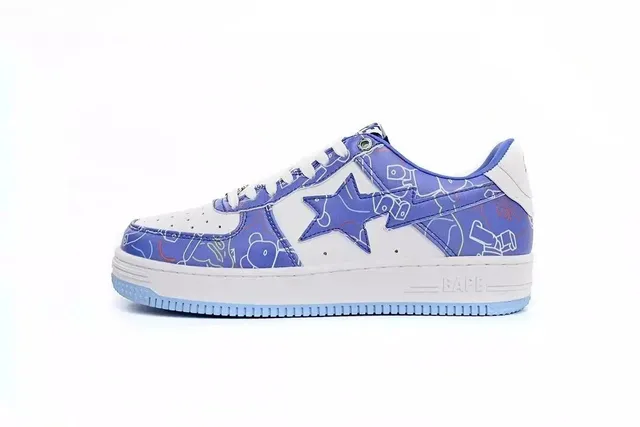 Bape Sta Purple Camo Print