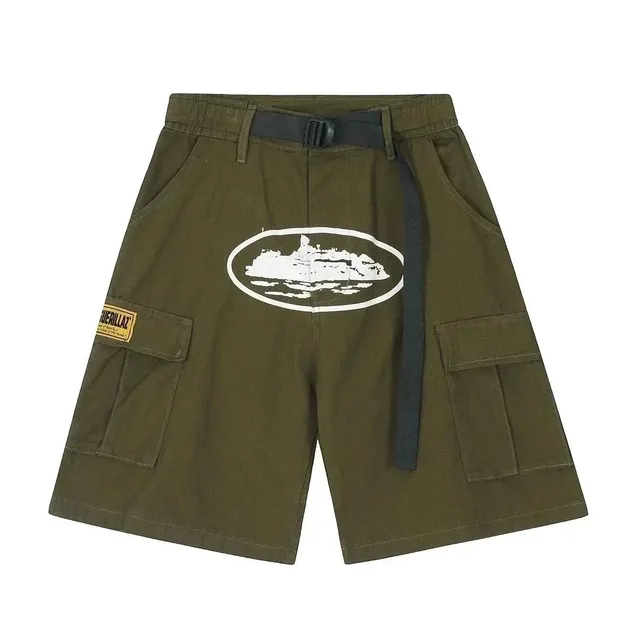 Hellstar Cargo Shorts Island Graphic
