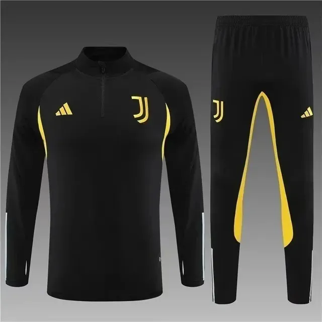 Adidas × Juventus Training Set Black Yellow
