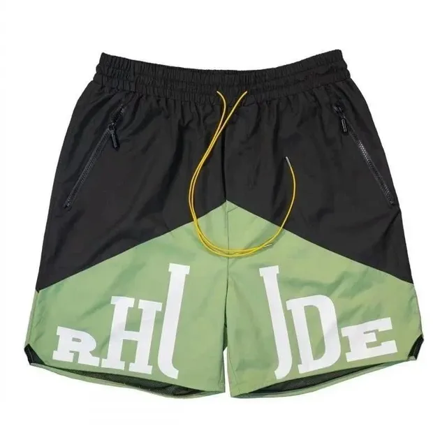 Rhude Logo Shorts Block Color