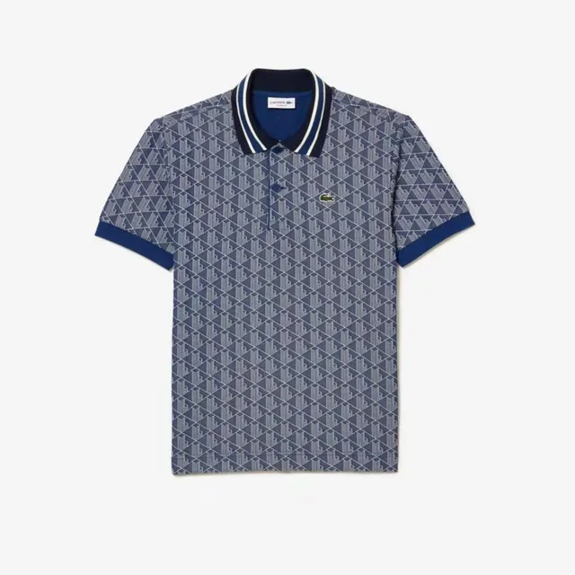 Lacoste Polo Shirt Geometric Print