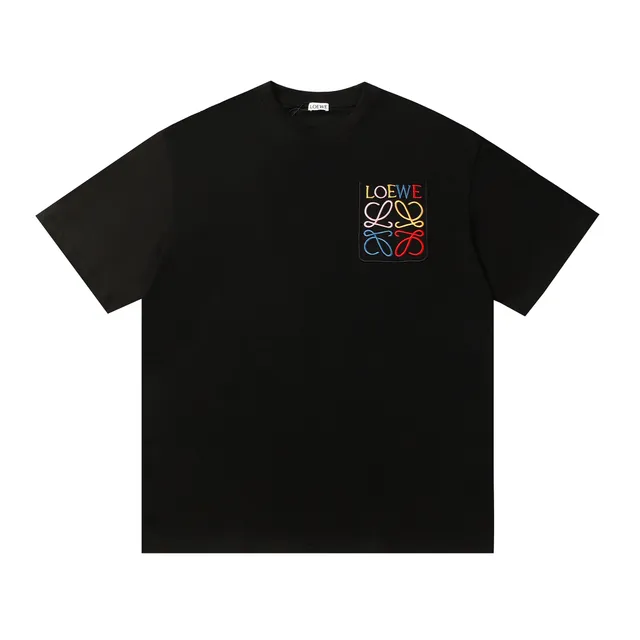 Loewe Logo Patch T-Shirt Multicolor Embroidery