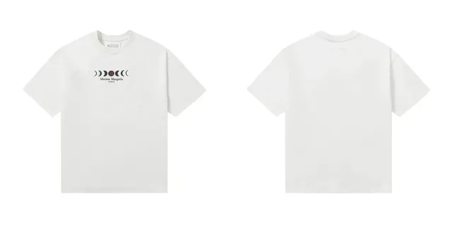 Maison Margiela Moon Phase Tee Moon Phase Print
