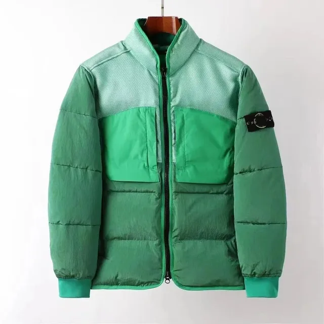 Stone Island Padded Jacket Two-Tone Green
