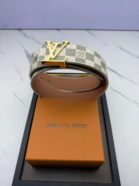 Louis Vuitton LV Belt Damier Azur