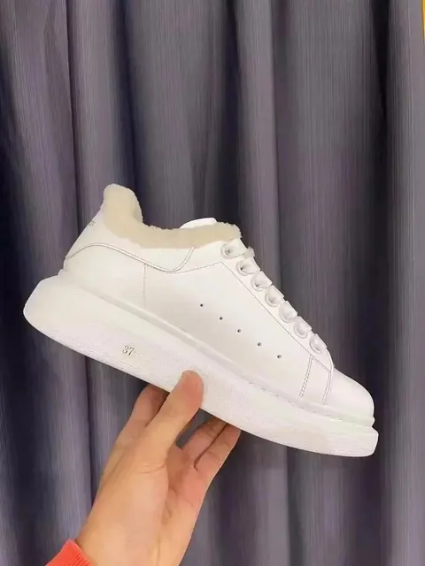 Alexander McQueen Oversized Sneaker Shearling Lined