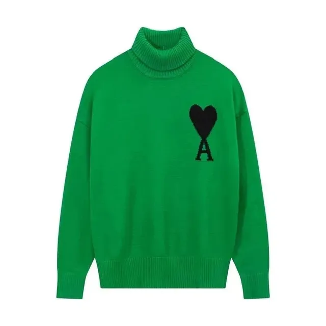 Amiri Turtleneck Sweater Heart Logo