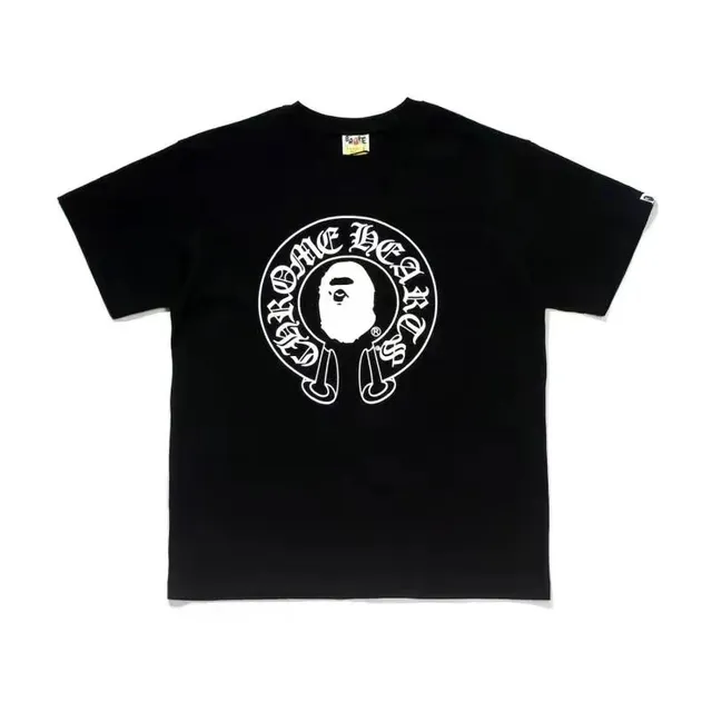 Graphic T-Shirt Chrome Hearts x Bape