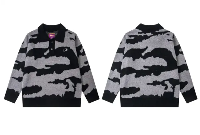 Fear of God Polo Sweater Camouflage Knit