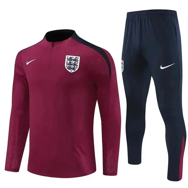 Nike × England National Team England Training Set Maroon/Navy