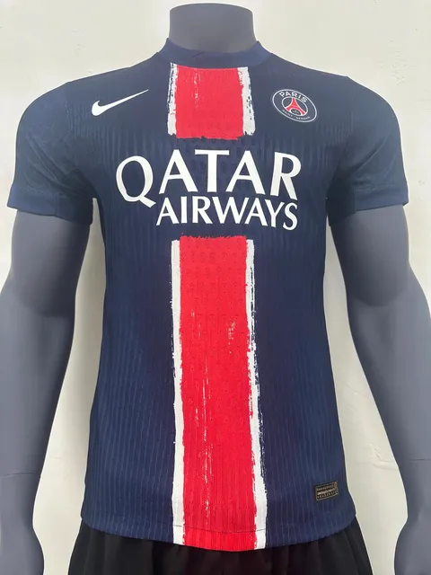 Nike Paris Saint-Germain Home Jersey Qatar Airways Sponsor