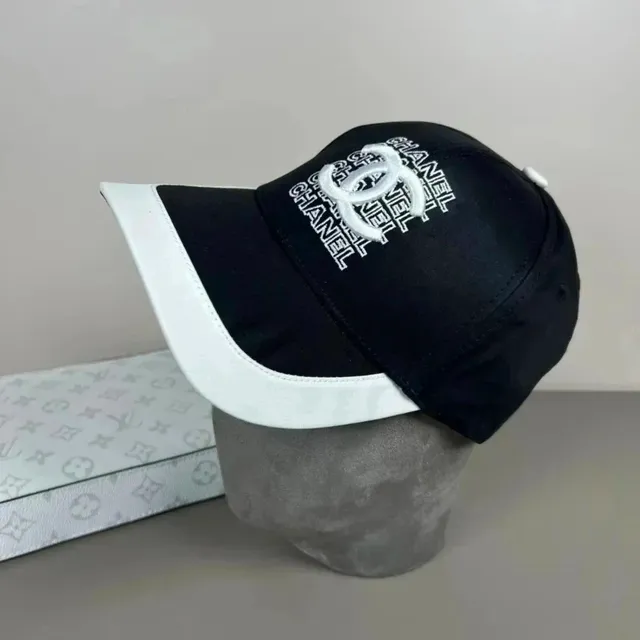 Chanel Baseball Cap CC Logo Embroidered
