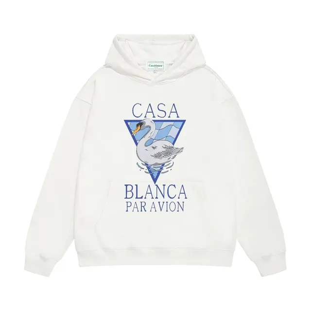 Casablanca Hoodie Swan Graphic