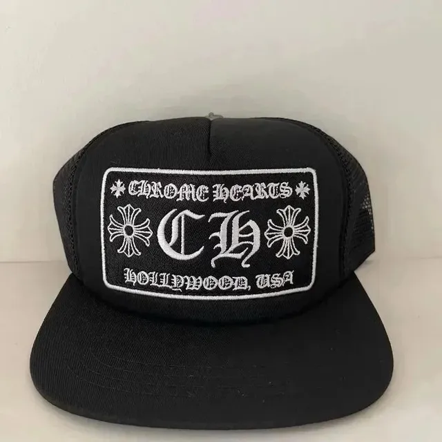 Trucker Cap Chrome Hearts Logo Patch