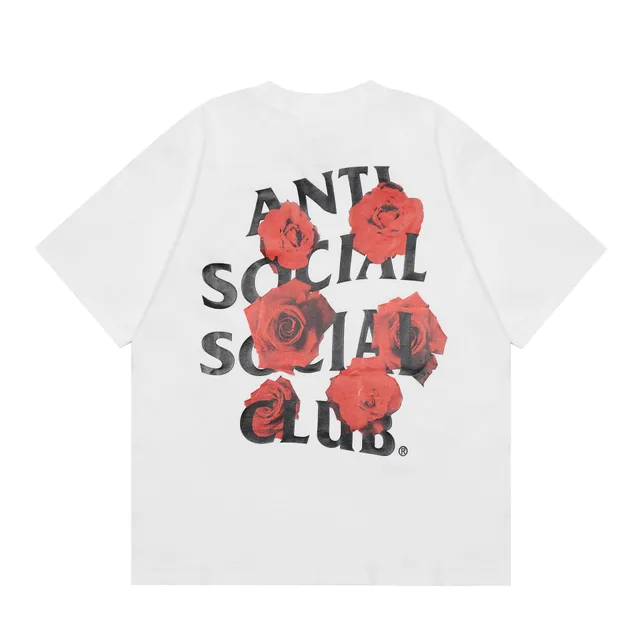 Anti Social Social Club Graphic Tee Roses Print