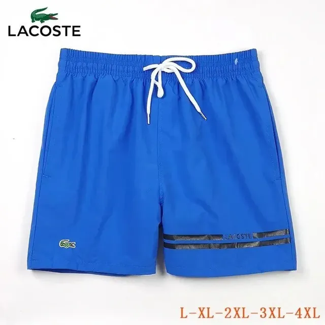 Lacoste Swim Shorts Solid with Logo Stripe