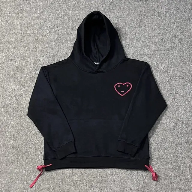 Carsicko Hoodie Heart Embroidery