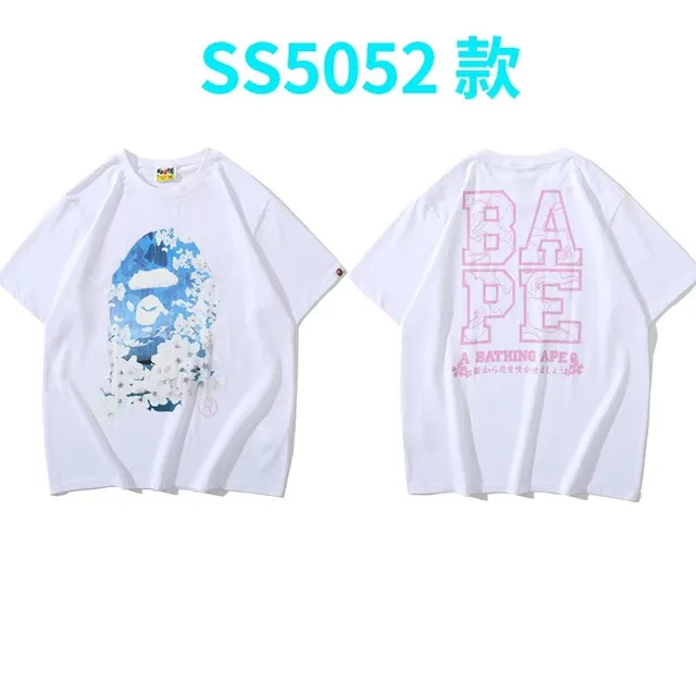 BAPE Short-Sleeve Tee Cherry Blossom Ape Head