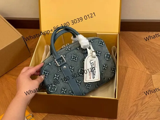Louis Vuitton On The Go Monogram Denim