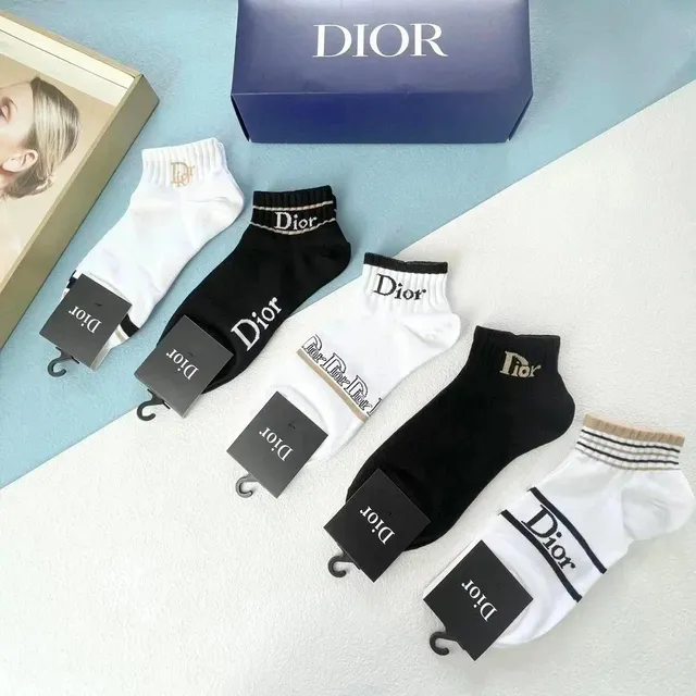 Dior Logo Socks Classic Logo