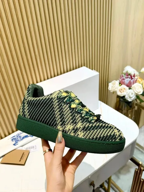 Burberry Knit Sneaker Checkered Knit