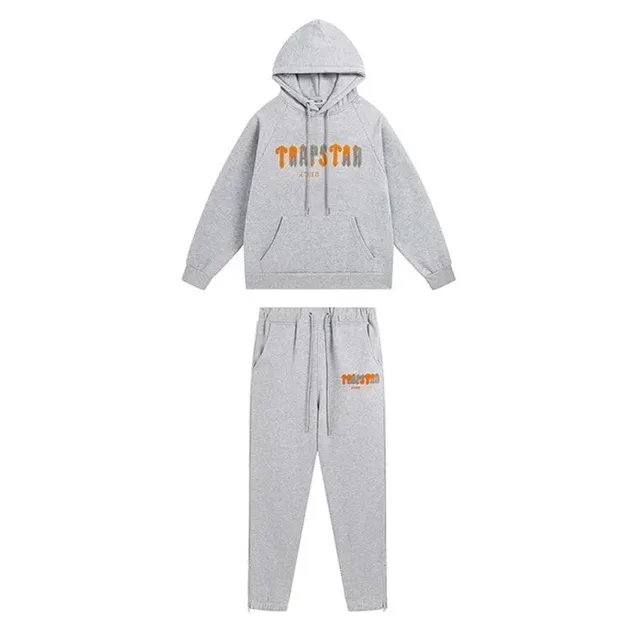 Corteiz Hoodie and Joggers Set TRAPSTAR Logo