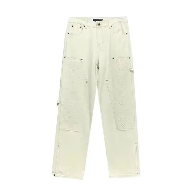 Louis Vuitton Cargo Jeans Monogram Embossed
